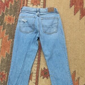 American Eagle Outfitters Blue Flare & Wide Leg Jeans